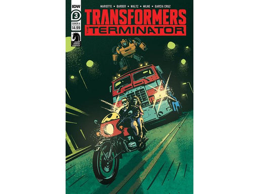 Comic Books IDW Comics - Transformers vs Terminator 003 Cover A Fullerton (Cond. VF-) - 11962 - Cardboard Memories Inc.