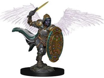 Role Playing Games Wizkids - Dungeons and Dragons - Premium Miniatures - Male Aasimar Paladin - 93007 - Cardboard Memories Inc.
