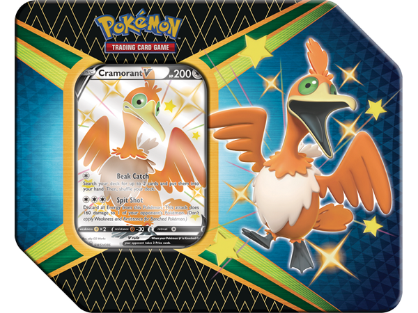 Trading Card Games Pokemon - Shining Fates - Tin - Cramorant V - Cardboard Memories Inc.