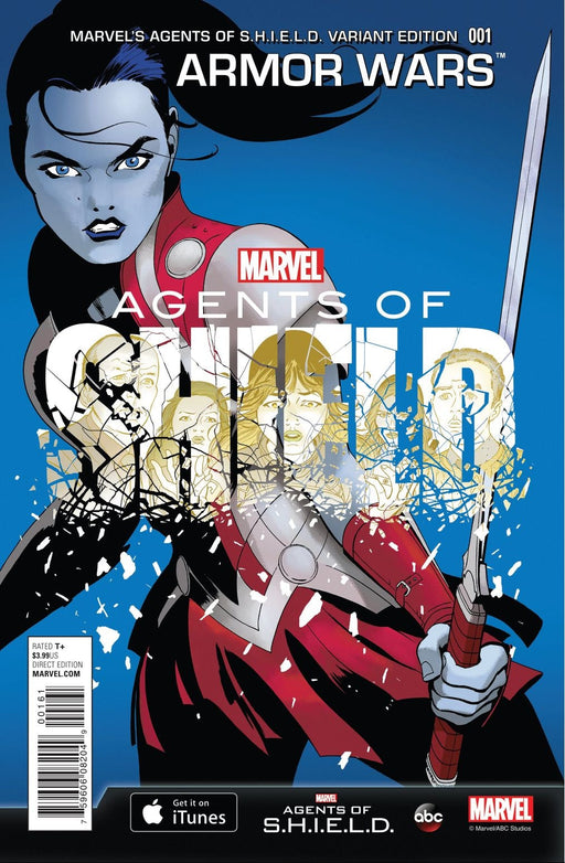 Comic Books Marvel Comics - Armor Wars (2015) 001 - Cover D Marvel's Agents of SHIELD Variant Edition (Cond. FN/VF) - 4432 - Cardboard Memories Inc.
