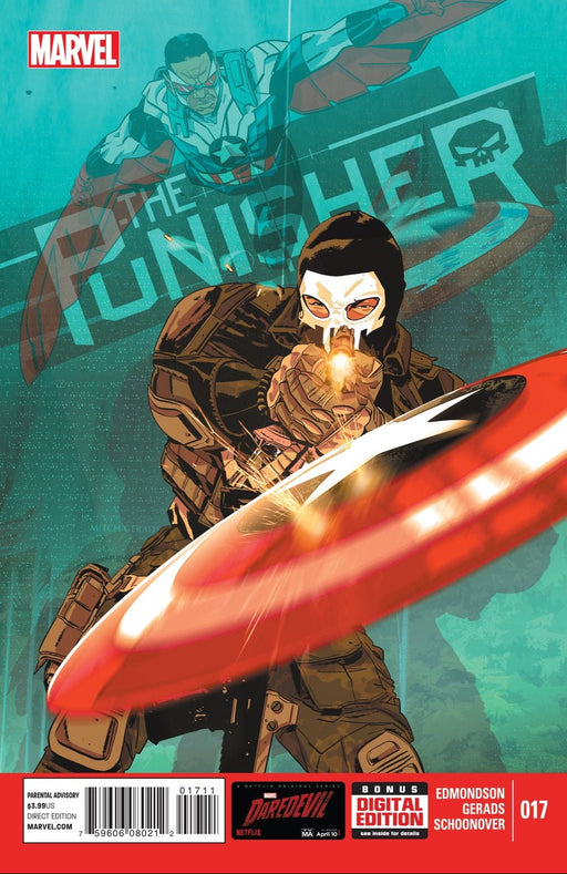 Comic Books, Hardcovers & Trade Paperbacks Marvel Comics - The Punisher (2014 10th Series) 017 (Cond. VG+) - 1960 - Cardboard Memories Inc.
