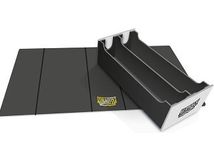 Supplies Arcane Tinmen - Dragon Shield - Magic Carpet XL - Double Deck Tray and Playmat - Light Grey - Cardboard Memories Inc.