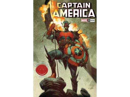 Comic Books Marvel Comics - Captain America 026 - Tedesco Knullified Variant Edition (Cond. VF-) 5324 - Cardboard Memories Inc.