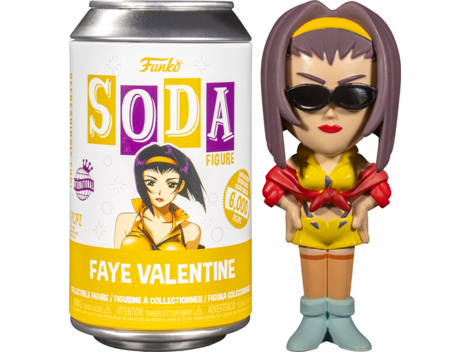Action Figures and Toys POP! - Television - Soda - Cowboy Bebop - Faye Valentine - Cardboard Memories Inc.