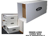 Comic Supplies BCW - Cardboard Storage Box - Long Comic Book Box - Cardboard House - Cardboard Memories Inc.