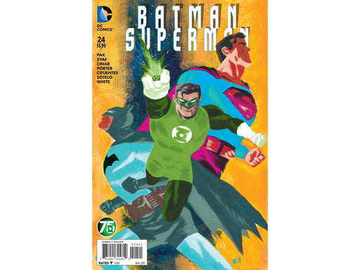 Comic Books DC Comics - Batman Superman 024 - Green Lantern 75th Cover (Cond. VF-) - 4003 - Cardboard Memories Inc.