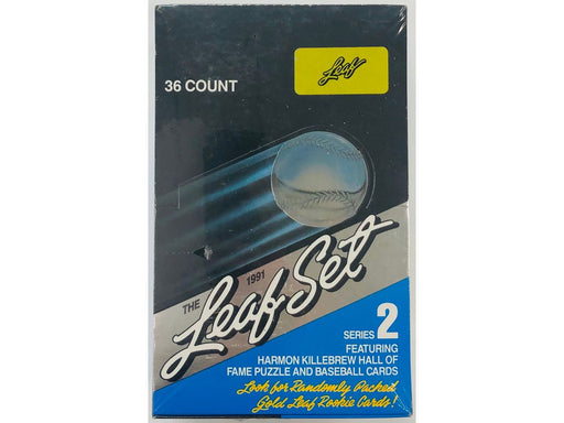 Sports Cards Leaf - 1991 - Series 2 - Baseball - Hobby Box - Cardboard Memories Inc.