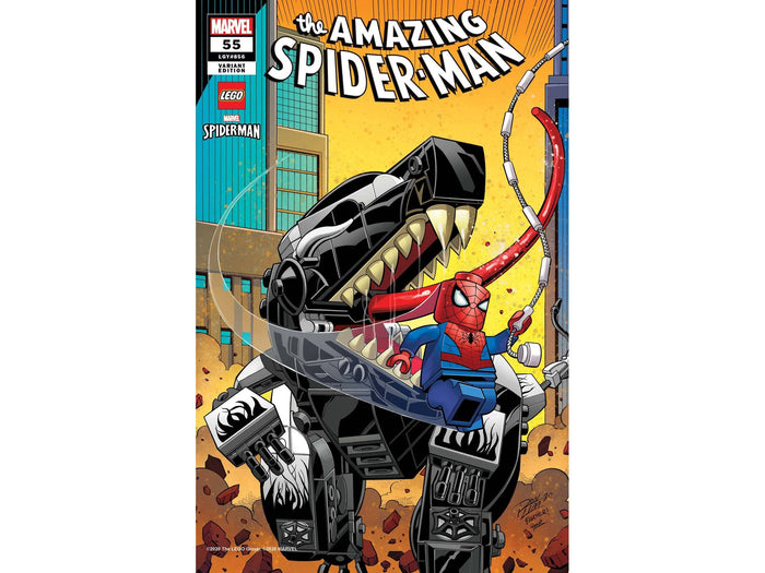 Comic Books Marvel Comics - Amazing Spider-Man 055 - Ron Lim Lego Variant Edition (Cond. VF-) - 5725 - Cardboard Memories Inc.