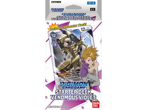 collectible card game Bandai - Digimon - Venomous Violet - Starter Deck - Cardboard Memories Inc.