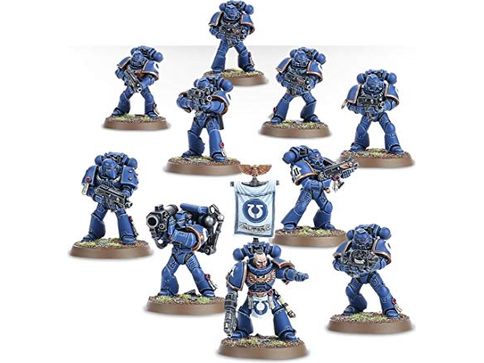 Collectible Miniature Games Games Workshop - Warhammer 40K - Space Marines - Tactical Squad - 48-07 - Cardboard Memories Inc.