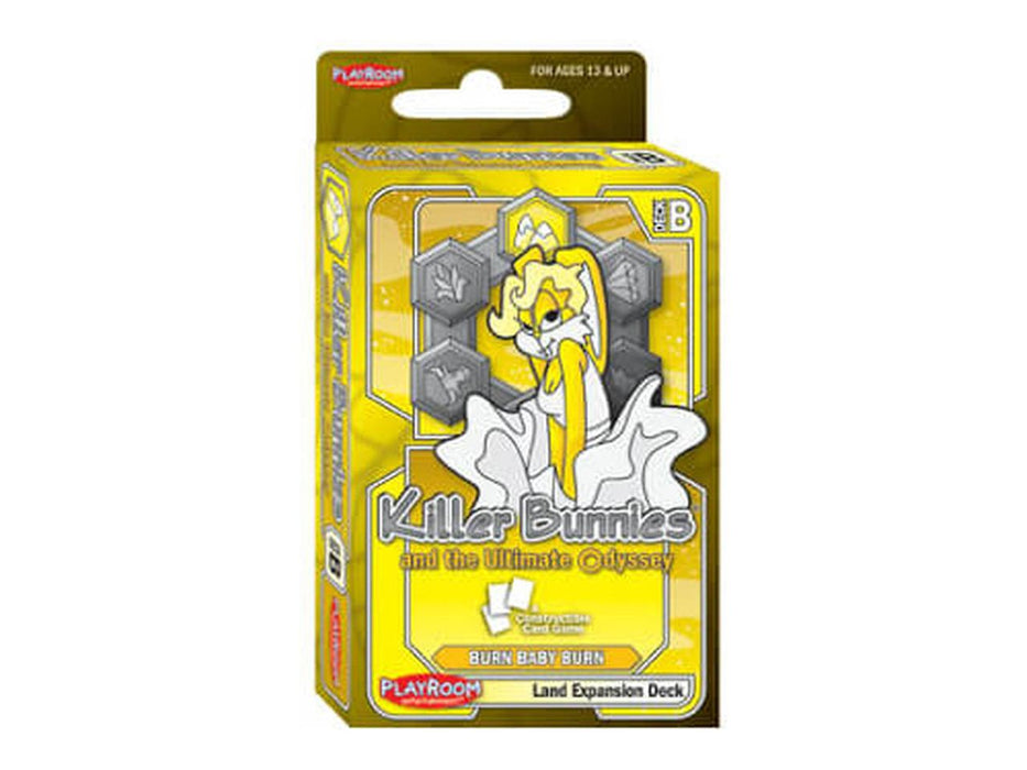Card Games Playroom Entertainment - Killer Bunnies and the Ultimate Odyssey - Land Expansion Deck - Cardboard Memories Inc.