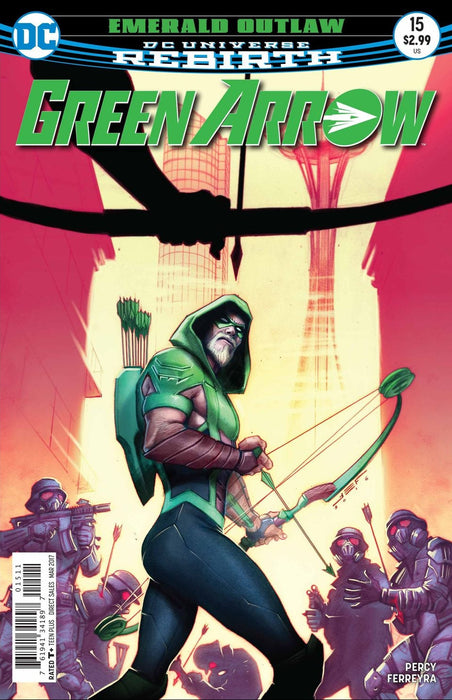 Comic Books DC Comics - Green Arrow (2016 5th Series) 015 (Cond. FN-) - 4277 - Cardboard Memories Inc.