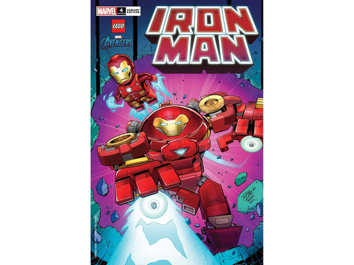 Comic Books Marvel Comics - Iron Man 004 - Ron Lim Lego Variant Edition (Cond. VF-) - 5314 - Cardboard Memories Inc.