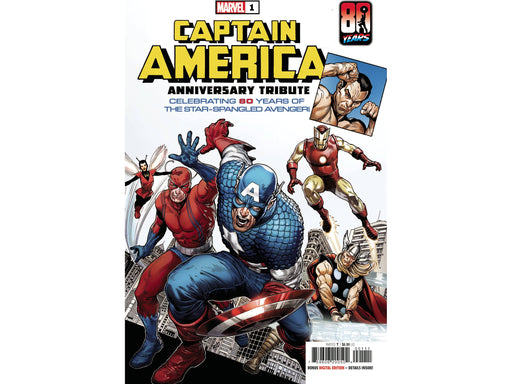 Comic Books Marvel Comics - Captain America Anniversary Tribute 001 (Cond. VF-) - 18271 - Cardboard Memories Inc.