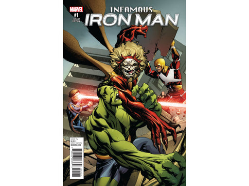 Comic Books Marvel Comics - Infamous Iron Man 01 - Champions Cover - 4290 - Cardboard Memories Inc.