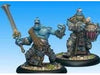 Collectible Miniature Games Privateer Press - Hordes - Trollbloods - Trollkin Fennblade Officer and Drummer - PIP 71052 - Cardboard Memories Inc.