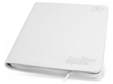 Supplies Ultimate Guard - QuadRow ZipFolio Playset Binder - White - Cardboard Memories Inc.