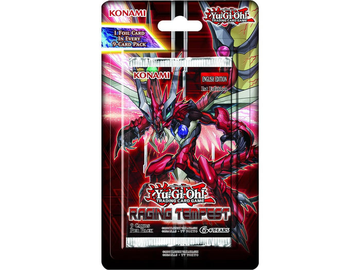 Trading Card Games Konami - Yu-Gi-Oh! - Raging Tempest - 1st Edition English Blister Pack - Cardboard Memories Inc.