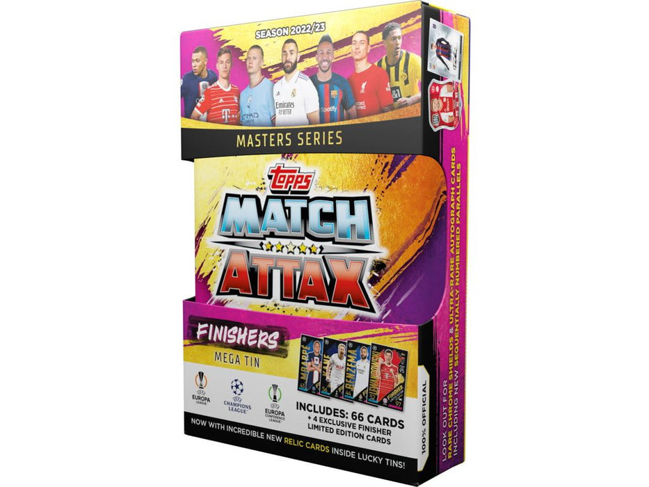 Sports Cards Topps - 2022/23 - Soccer - UEFA Champions League Match Attax - Mega Tin - Finishers - Cardboard Memories Inc.