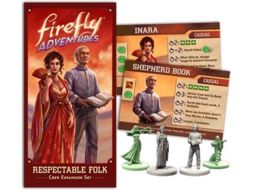 Board Games Gale Force Nine - Firefly Adventures - Respectable Folk - Crew Expansion Set - Cardboard Memories Inc.