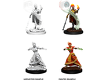 Role Playing Games Wizkids - Dungeons and Dragons - Unpainted Miniature - Nolzurs Marvellous Miniatures - Fire Genasi Female Wizard - 73336 - Cardboard Memories Inc.