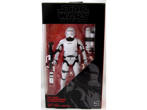 Action Figures and Toys Hasbro - Star Wars - The Black Series - First Order Flametrooper - Cardboard Memories Inc.