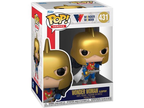 Action Figures and Toys POP! - DC Heroes - Wonder Woman 80th Anniversary - Wonder Woman Flashpoint - Cardboard Memories Inc.
