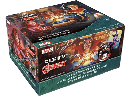 Trading Card Games Upper Deck - Fleer Ultra - Marvel - Avengers - Hobby Box - Cardboard Memories Inc.