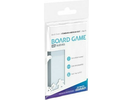 Supplies Ultimate Guard - Board Game Card Sleeves - Standard American - 59mm x 91.5mm - Cardboard Memories Inc.