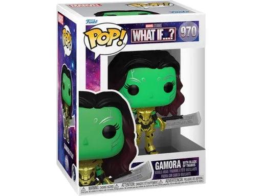 Action Figures and Toys POP! - Marvel - What If - Gamora with Blade of Thanos - Cardboard Memories Inc.