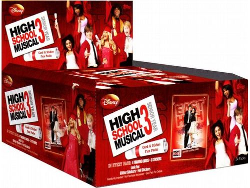 Non Sports Cards Topps - High School Musical 3 - Senior Year - Hobby Box - Cardboard Memories Inc.