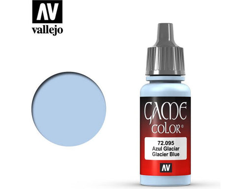 Paints and Paint Accessories Acrylicos Vallejo - Glacier Blue - 72 095 - Cardboard Memories Inc.