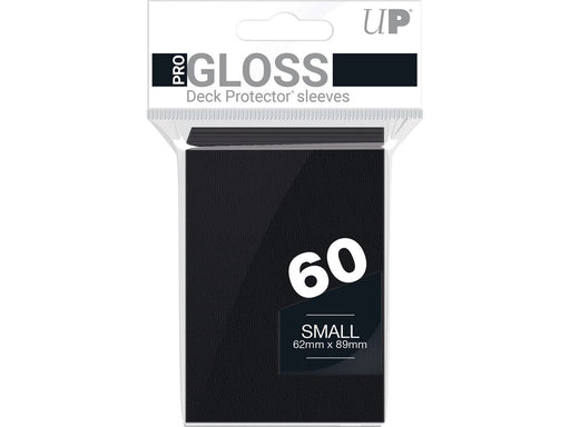 Supplies Ultra Pro - Deck Protectors - Small Yu-Gi-Oh! Size - 60 Count  - Black - Cardboard Memories Inc.