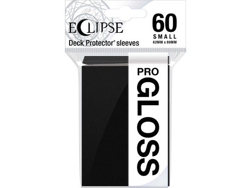 Supplies Ultra Pro - Eclipse Gloss Deck Protectors - Small Card Sleeves 60ct - Black - Cardboard Memories Inc.