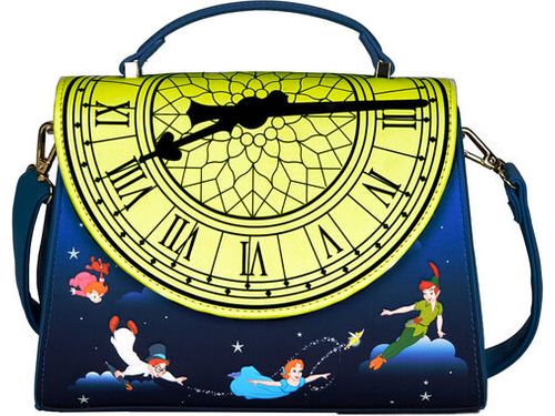 Supplies Loungefly - Disney - Peter Pan Clock - Crossbody Bag - Cardboard Memories Inc.