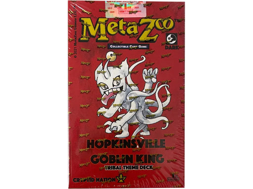 Trading Card Games Metazoo - Cryptid Nation - 2nd Edition - Theme Deck - Hopkinsville Goblin King - Cardboard Memories Inc.