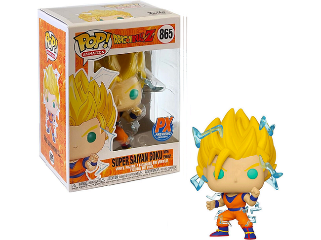 Action Figures and Toys POP! - Animation - DragonBall Z - Super Saiyan Goku with Energy - Cardboard Memories Inc.