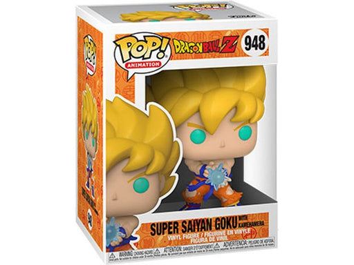Action Figures and Toys POP! - Television - DragonBall Z - Super Saiyan Goku With Kamehameha - Cardboard Memories Inc.