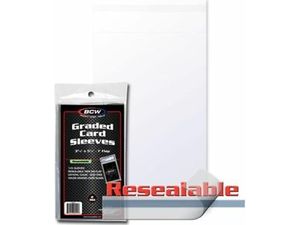 Supplies BCW - Graded Card Sleeves - Resealable - Cardboard Memories Inc.