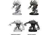 Role Playing Games Wizkids - Dungeons and Dragons - Unpainted Miniature - Nolzurs Marvellous Miniatures - Gray Slaad and Death Slaad - 73353 - Cardboard Memories Inc.