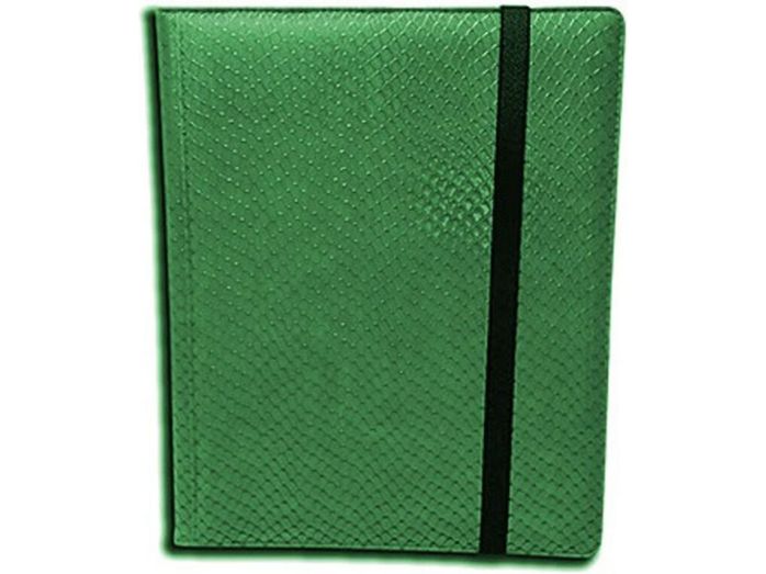 Supplies Legion - Dragonhide - 9-Pocket Binder - Green - Cardboard Memories Inc.