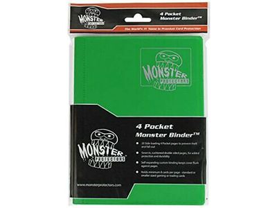 Supplies BCW - Monster - 4 Pocket Binder - Matte Green - Cardboard Memories Inc.
