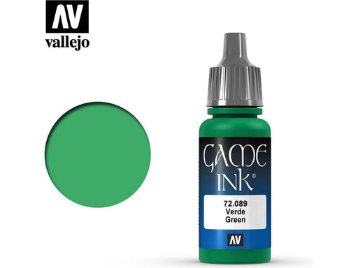 Paints and Paint Accessories Acrylicos Vallejo - Green - 72 089 - Cardboard Memories Inc.