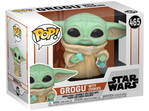Action Figures and Toys POP! - Movies - Star Wars - The Mandalorian - Grogu with Cookies - Cardboard Memories Inc.