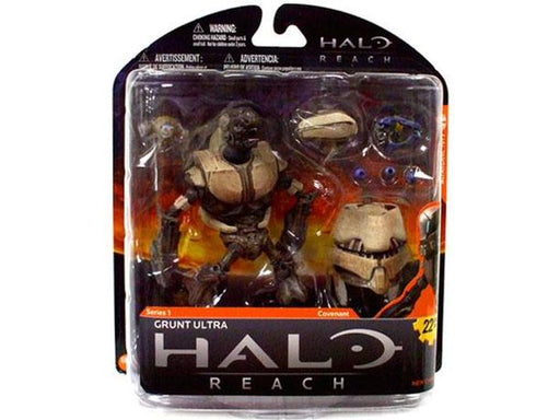 Action Figures and Toys McFarlane Toys - 2010 - Halo Reach Series 1 - Grunt Ultra - Action Figure - Cardboard Memories Inc.