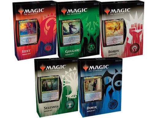 Trading Card Games Magic the Gathering - Guilds of Ravnica Guild Kit - Set of 5 - Cardboard Memories Inc.