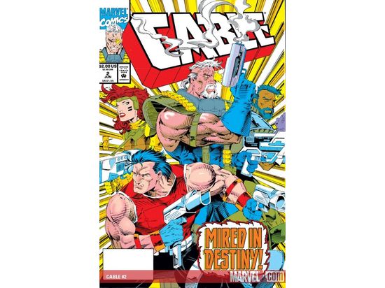 Comic Books Marvel Comics - Cable (1993 1st Series) 002 (Cond. FN/VF) - 12993 - Cardboard Memories Inc.
