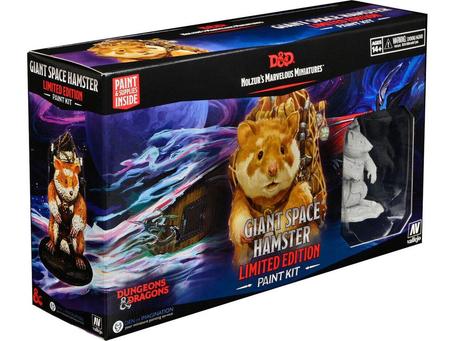 Paints and Paint Accessories Acrylicos Vallejo - Wizkids - Dungeons and Dragons - Giant Space Hamster - Paint Kit - Cardboard Memories Inc.
