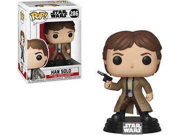 Action Figures and Toys POP! -  Movies - Star Wars - Han Solo - Endor With Gun Drawn - Cardboard Memories Inc.
