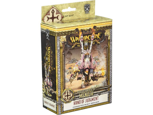 Collectible Miniature Games Privateer Press - Warmachine - Protectorate Of Menoth - Hand of Judgment - Protectorate Character Heavy Warjack - PIP 32107 - Cardboard Memories Inc.